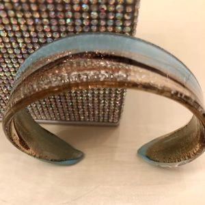 Beautiful Glass Bangle Bracelet